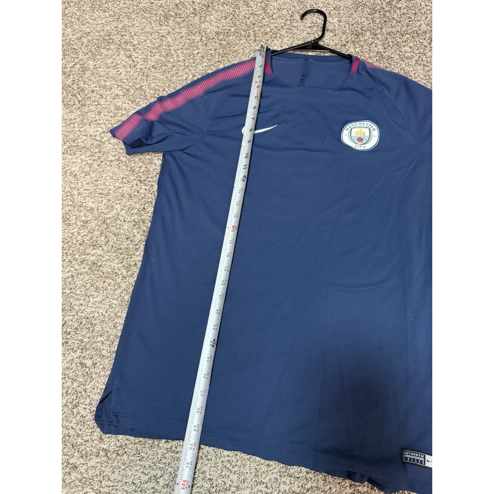 MENS NIKE FC MANCHESTER CITY 2017/2018 FOOTBALL SOCCER SHIRT JERSEY SIZE XL - Picture 8 of 8